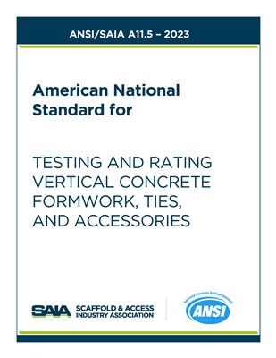 ANSI/SAIA A11.5-2023 - DIGITAL DOWNLOAD