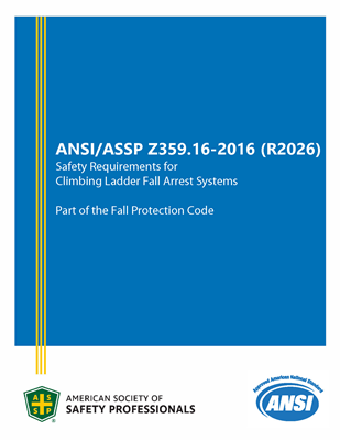 ANSI/ASSP Z359.16-2016